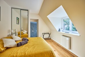 4 soverom, strykejern/-brett og wi-fi (inkludert)