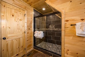 Shower, towels