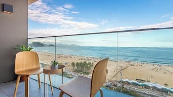 Exclusive Apartment, 2 Bedrooms, Beach View | Balcony