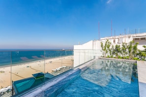 Indoor pool, outdoor pool