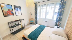1 chambre, fer et planche Ă repasser, Wi-Fi, literie fournie