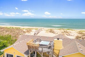 Property grounds - Oceanfront home in South Nags Head w/ hot tub & amazing views! (South Nags Head)
