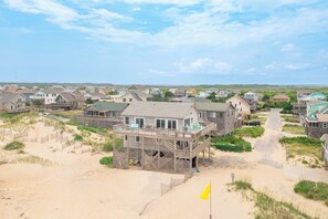 Exterior - Pet-friendly oceanfront home in South Nags Head just steps from the sand! (South Nags Head)