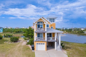 Exterior - Pet-friendly canalfront home in Avon w/ private pool and hot tub! (Avon)