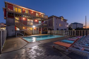 Pool - Sun Realty pet-friendly oceanside home in Nags Head w/ pool, hot tub, & rec room (Nags Head)