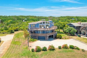 Exterior - Pet-friendly oceanside Southern Shores home w/ pool, hot tub, & elevator (Southern Shores)