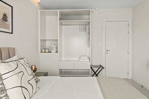 Luxury-Studio | Zimmersafe, Verdunkelungsvorhänge, Bügeleisen/Bügelbrett
