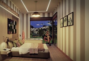 Down comforters, laptop workspace, blackout drapes, soundproofing - Mirador de Cela (Bueu)