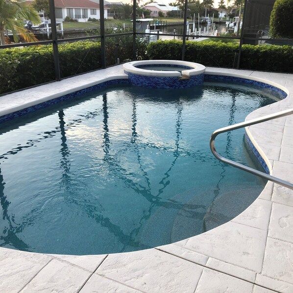 Una piscina climatizada