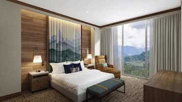 1 غرفة نوم وخزنة داخل الغرفة ومكتب ومساحة عمل للكمبيوتر المحمول