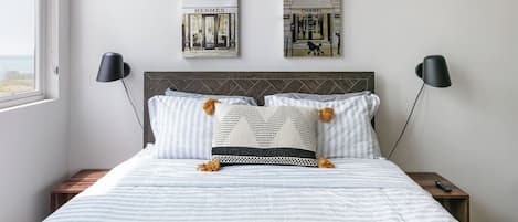 1 bedroom, iron/ironing board, travel crib, free WiFi