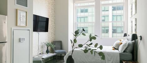 1 室のベッドルーム、アイロン / アイロン台、旅行用ベビーベッド、WiFi (無料)