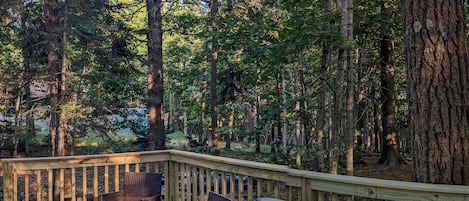 Luxe huisje, meerdere bedden, hot tub | Terras