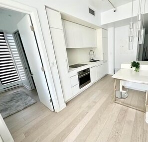 Microwave, stovetop, dishwasher