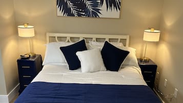 4 slaapkamers, een strijkplank/strijkijzer, wifi, beddengoed