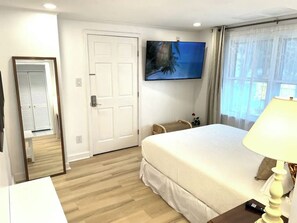 1 غرفة نوم ومكواة/لوح كي وواي فاي مجانًا وملاءات أسرّة