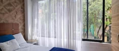 In-room safe, blackout curtains, iron/ironing board, free WiFi