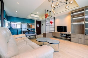 Apartment | Living area - Nice And Elegant 1Br At The Kensington Royal Suites Apartment (Jakarta)