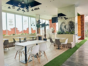 Lobby sitting area
