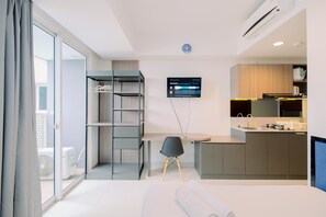 Interior - Homey And Wonderful Studio At West Vista Apartment (Jakarta)