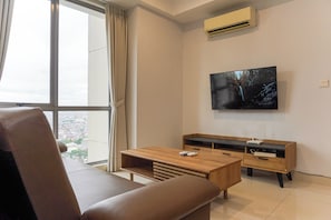 Apartment | Living area - Minimalist Design 2Br Apartment The Mansion Kemayoran Near Jiexpo (Jakarta)