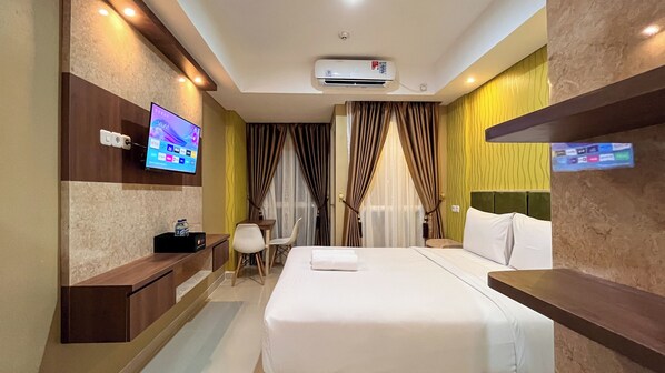 Interior - Modern Studio Room Apartment At Tamansari Skylounge Makassar (Makassar)