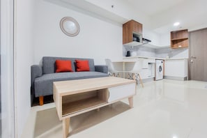 Apartment | Living area - Comfort Living And Homey 1Br Tamansari Bintaro Mansion Apartment (South Tangerang)