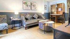 Apartment | Living area - Cozy Designed 2Br With Working Room At Meikarta Apartment (Cikarang)