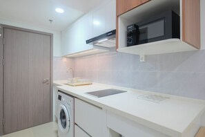 아파트 | 전용 주방 | 미니 냉장고, 쿡탑, 밥솥