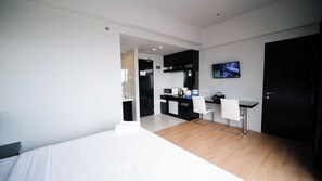 Studio | Free WiFi - Homey Studio No Kitchen At Grand Darmo Suite Apartment (Surabaya)