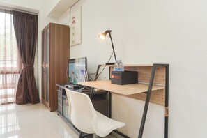 Interior - Nice And Comfortable Studio At Ambassade Kuningan Apartment (Jakarta)