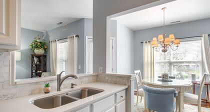 Community Pool & Private Balcony: Chic Lewes Gem