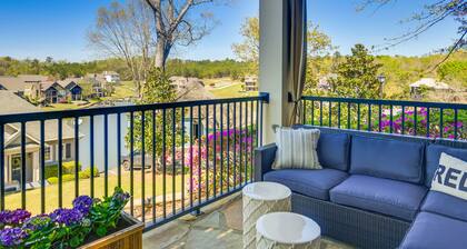 Balcony + Community Perks: Lake Martin Condo!