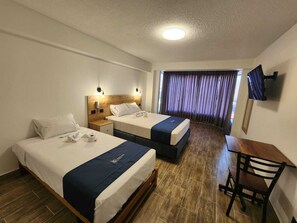 Superior-Doppelzimmer, 2 Doppelbetten, Stadtblick