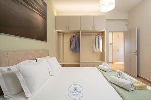 1 bedroom, in-room safe, desk, iron/ironing board - UniQApt Garitsa Woods (Kerkira)