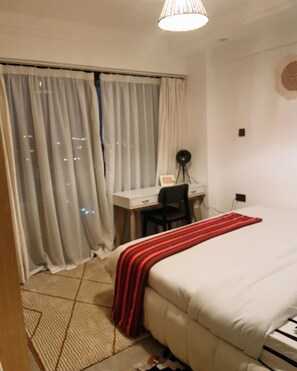 1 soverom, strykejern/-brett, wi-fi og sengetøy