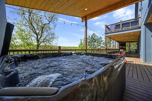Baignoire à remous extérieure