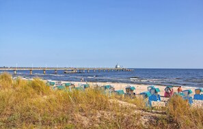Vlak bij het strand