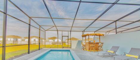 Una piscina climatizada