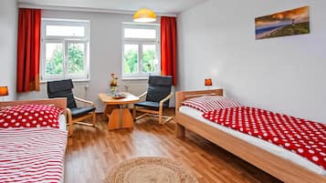 2 Schlafzimmer, kostenloses WLAN, Bettwäsche