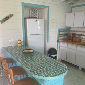 Private kitchen - 2bdrm, Water deck views Bag Drop
 (Culebra)