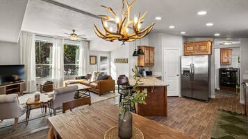 House | Living area | 53-inch Smart TV with digital channels, Netflix, streaming services