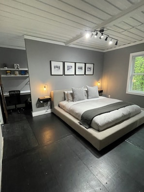 2 bedrooms, iron/ironing board, travel crib, WiFi