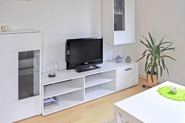 TV, DVD player, stereo