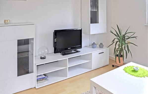 TV, DVD player, stereo