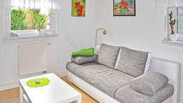 TV, DVD player, stereo