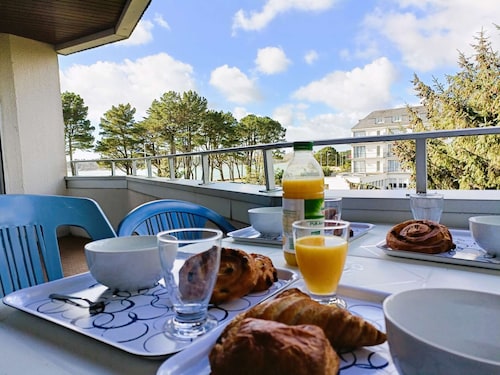 Bénodet, appartement avec vue mer, plage, thalasso, restaurants à pied