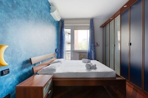 1 多间卧室、熨斗/熨衣板、WiFi、床单