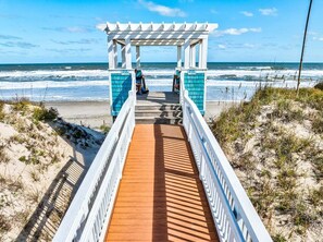 Beach nearby - Beachin Fun (South Unit) | 1665 ft to the beach | Hot Tub, Dog Friendly, and Community Pool (Corolla)