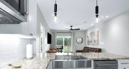 Welcome to “Gruene Lily Pad” a new river front condo steps away from Gruene!